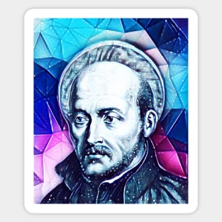 Ignatius of Loyola Snowy Portrait | Ignatius of Loyola Artwork 13 Sticker